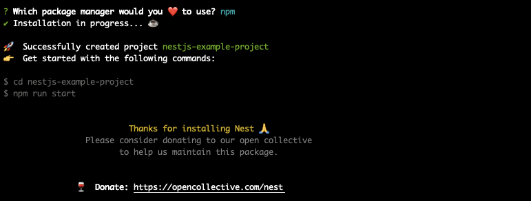 nest select npm